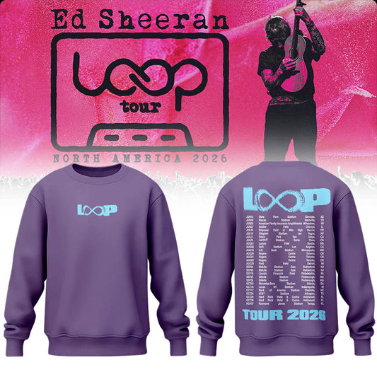 Ed “North American Loop Tour 2026” 🎸➕✖️➗Sweatshirt