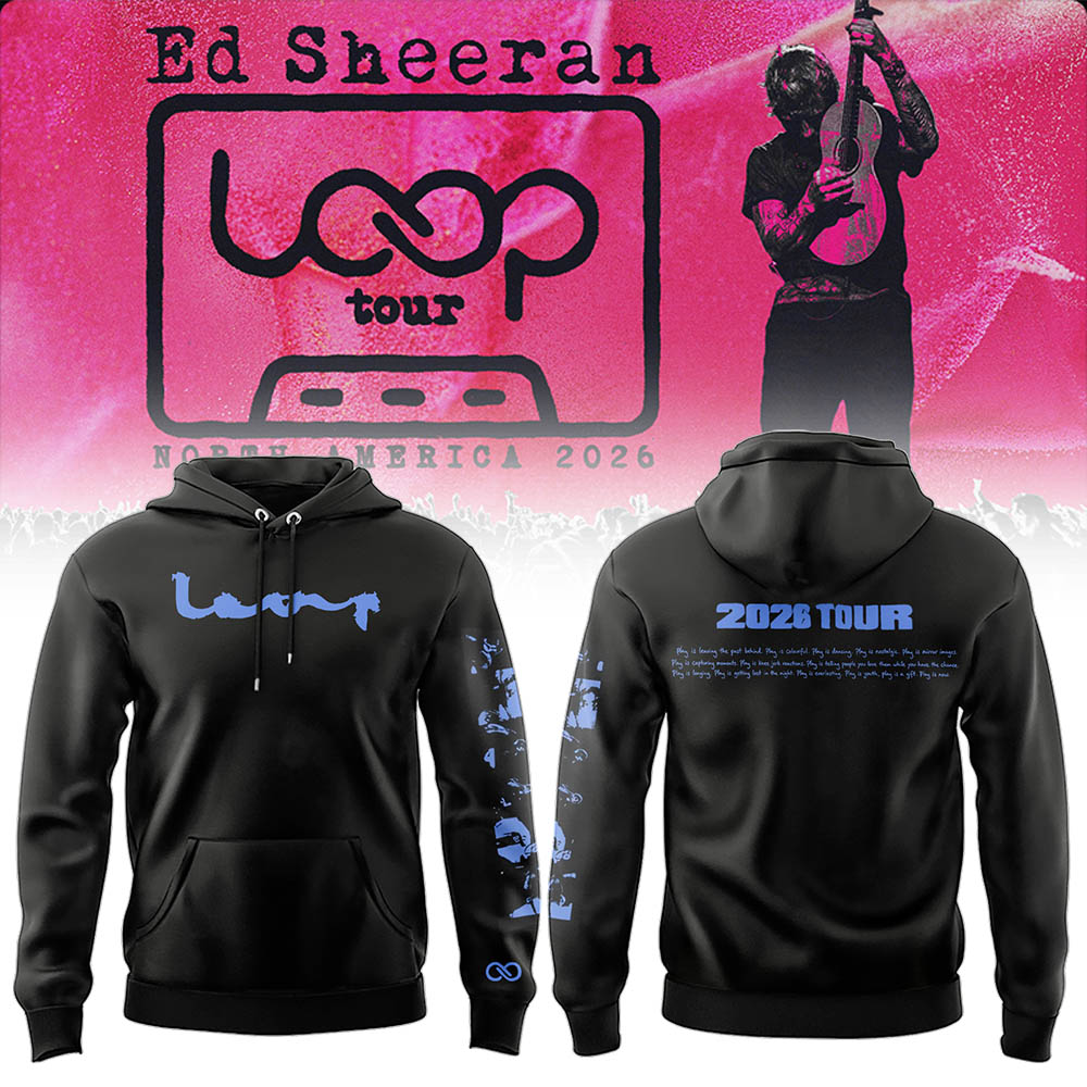 Ed “North American Loop Tour 2026” 🎸➕✖️➗Hoodie