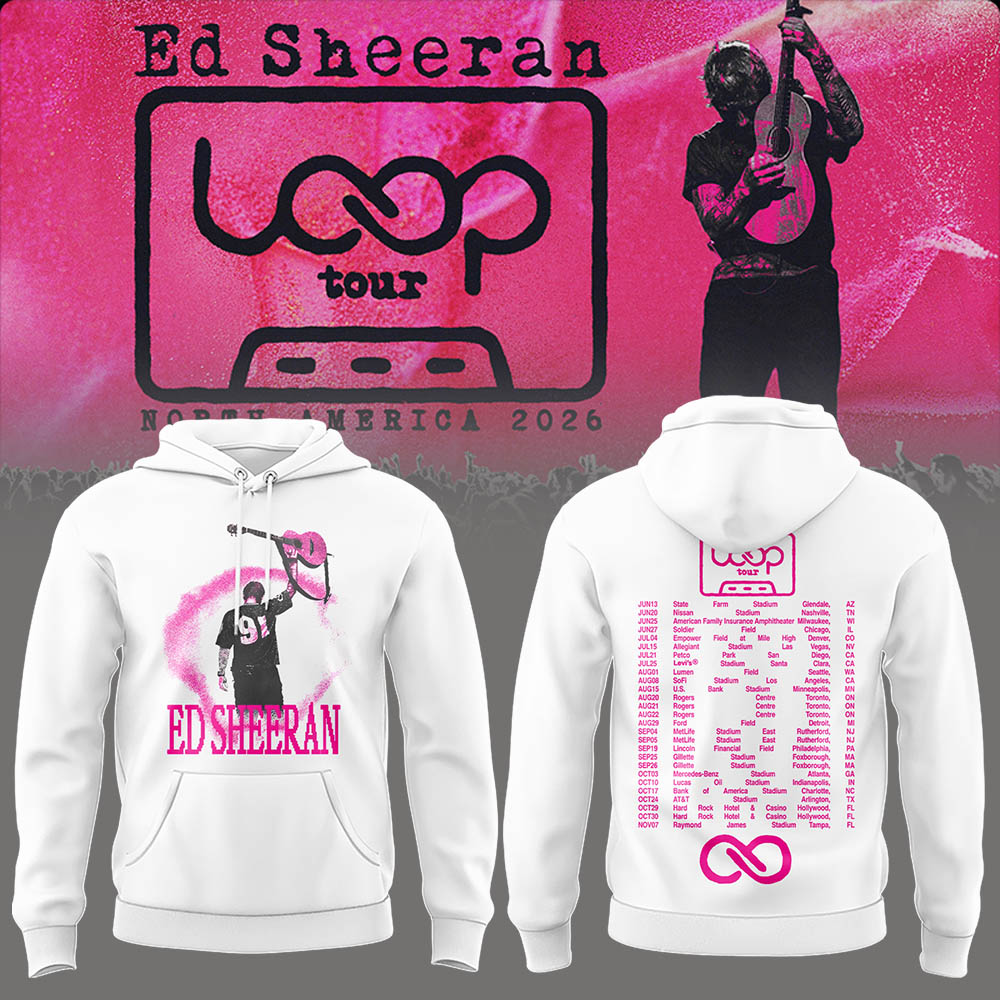 Ed “North American Loop Tour 2026” 🎸➕✖️➗Hoodie