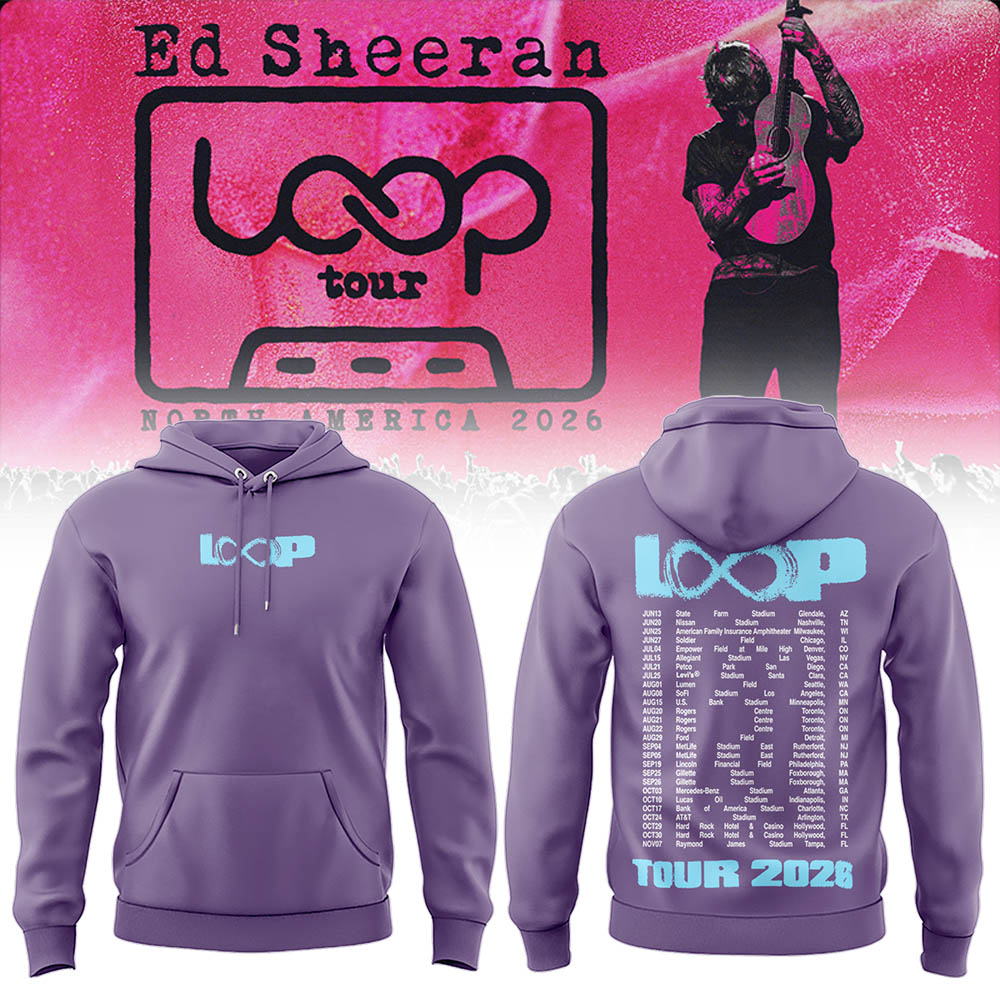 Ed “North American Loop Tour 2026” 🎸➕✖️➗Hoodie
