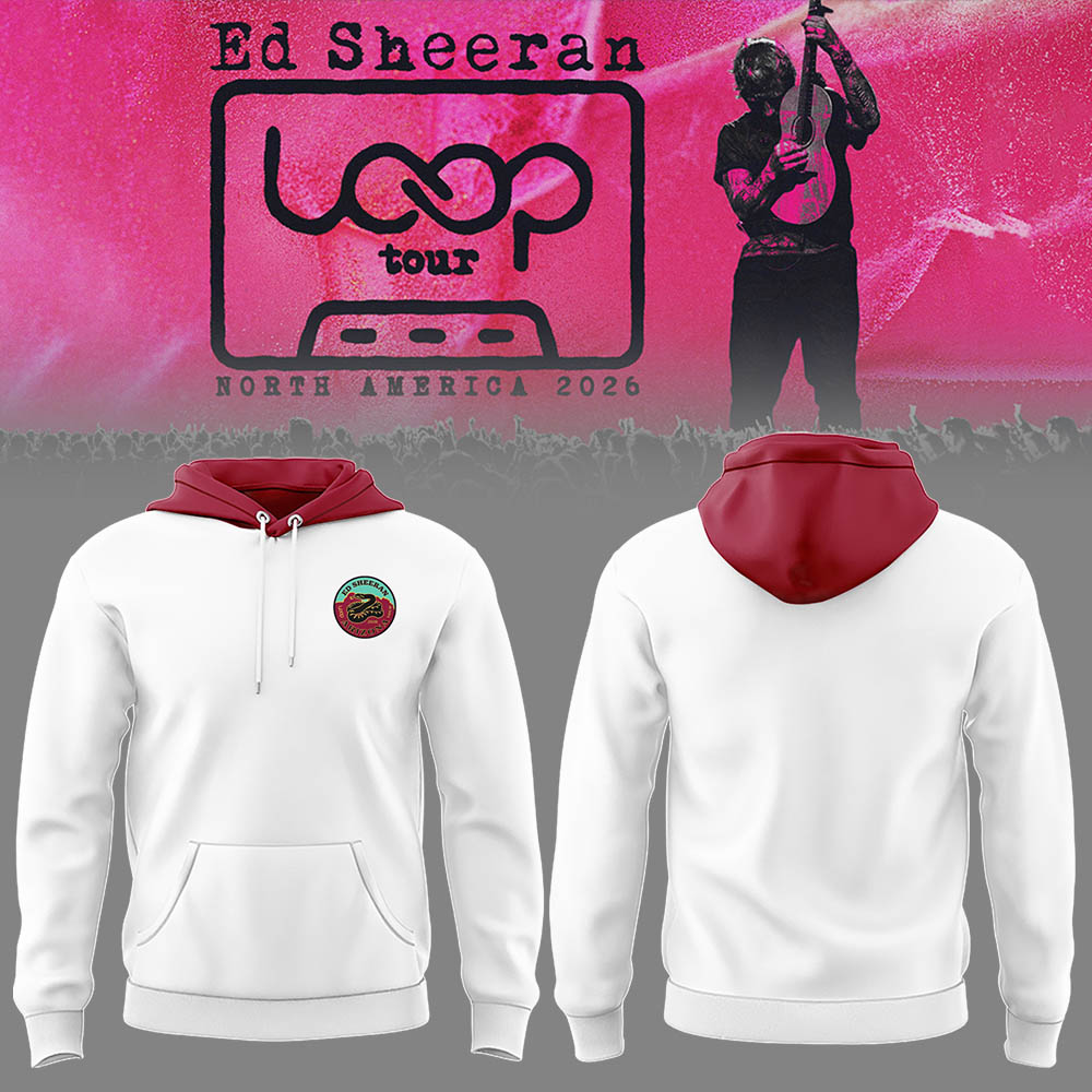 Ed “North American Loop Tour 2026” 🎸➕✖️➗Hoodie