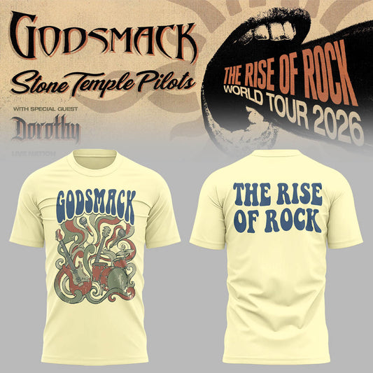 Limited Edition “The Rise Of Rock” Tour 2026 Shirt