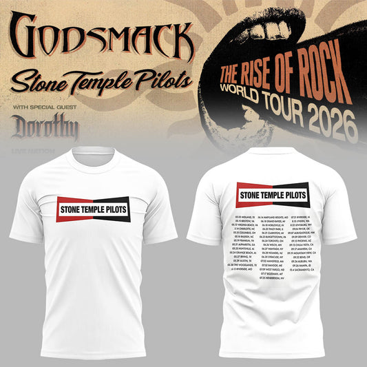 Limited Edition “The Rise Of Rock” Tour 2026 Shirt