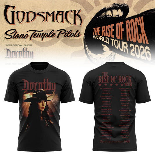 Limited Edition “The Rise Of Rock” Tour 2026 Shirt