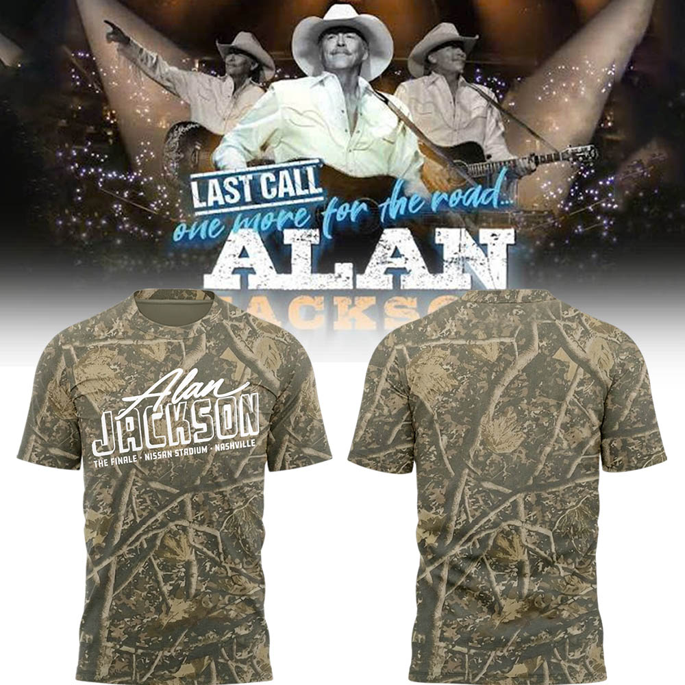 Exclusive Version Alan Jackson “Last Call… The Finale” 2026 Tshirt