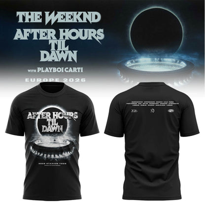 Limited Edition After Hours Til Dawn Tour Shirt-LL260704003