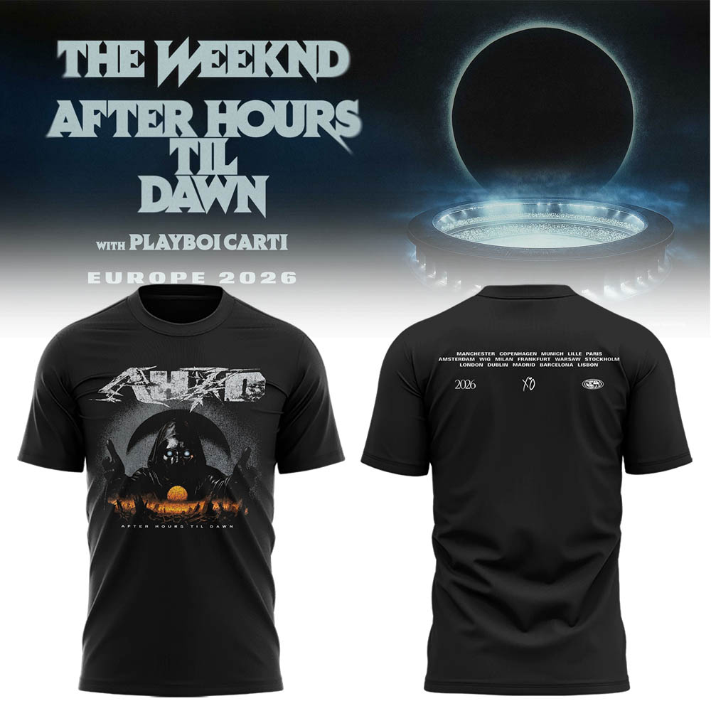 Limited Edition After Hours Til Dawn Tour Shirt-LL260704004