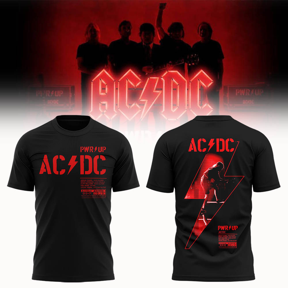 Limited Edition POWER UP Tour 2026 TShirt