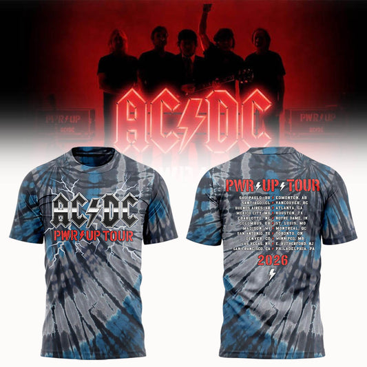 Limited Edition POWER UP Tour 2026 TShirt