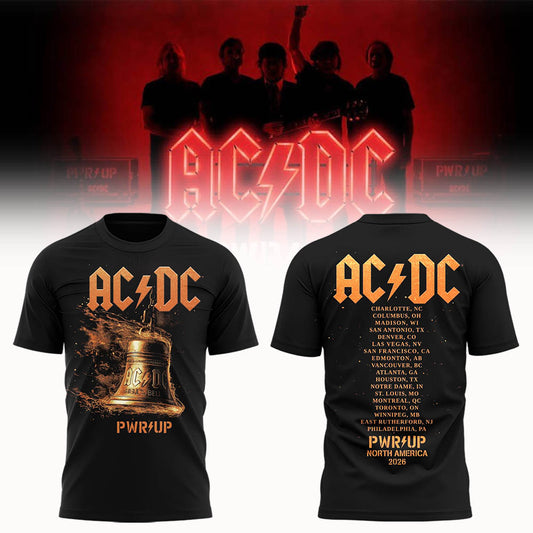 Limited Edition POWER UP Tour 2026 TShirt