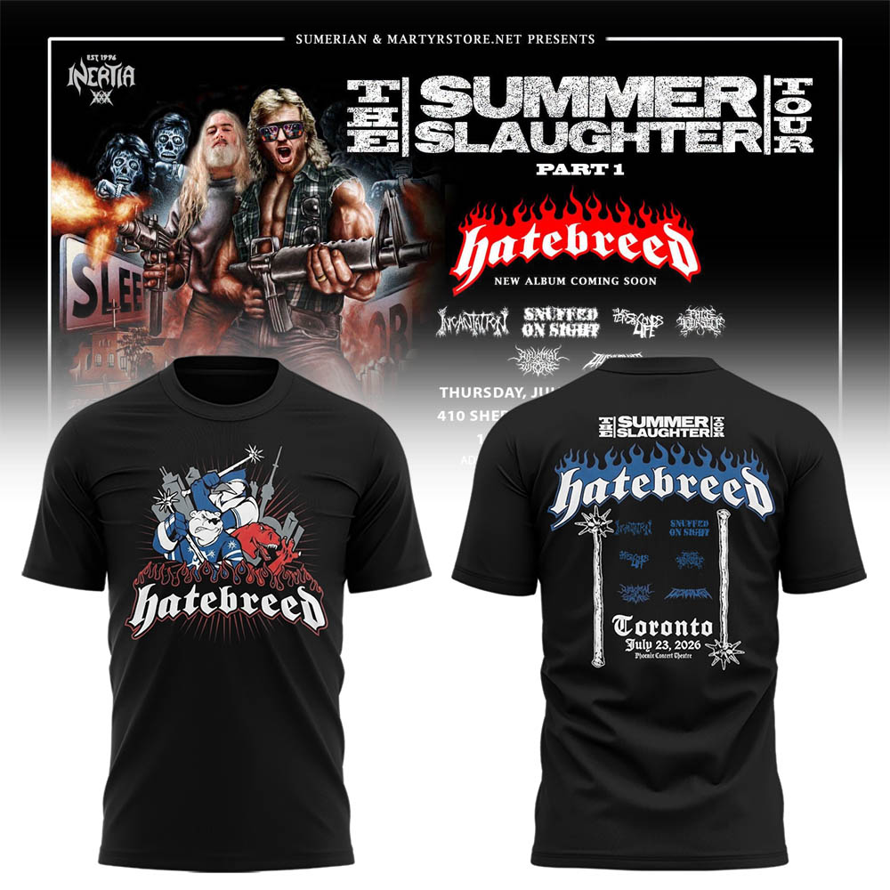Limited Edition Summer Slaughter Tour 2026 At TORONTO Shirt