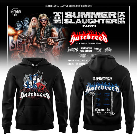 Limited Edition Summer Slaughter Tour 2026 At TORONTO Hoodie