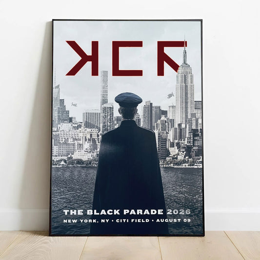 Limited Edition MCR Long Live The Black Parade Tour 2026 New York Poster