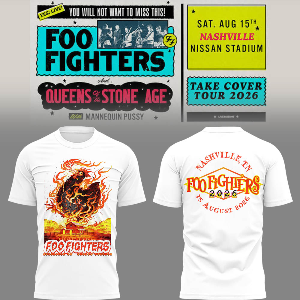 FF 🎸🎤 “Take Cover Tour 2026” in Nashville,TN TShirt