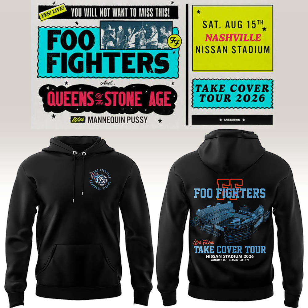 FF 🎸🎤 “Take Cover Tour 2026” in Nashville,TN Hoodie