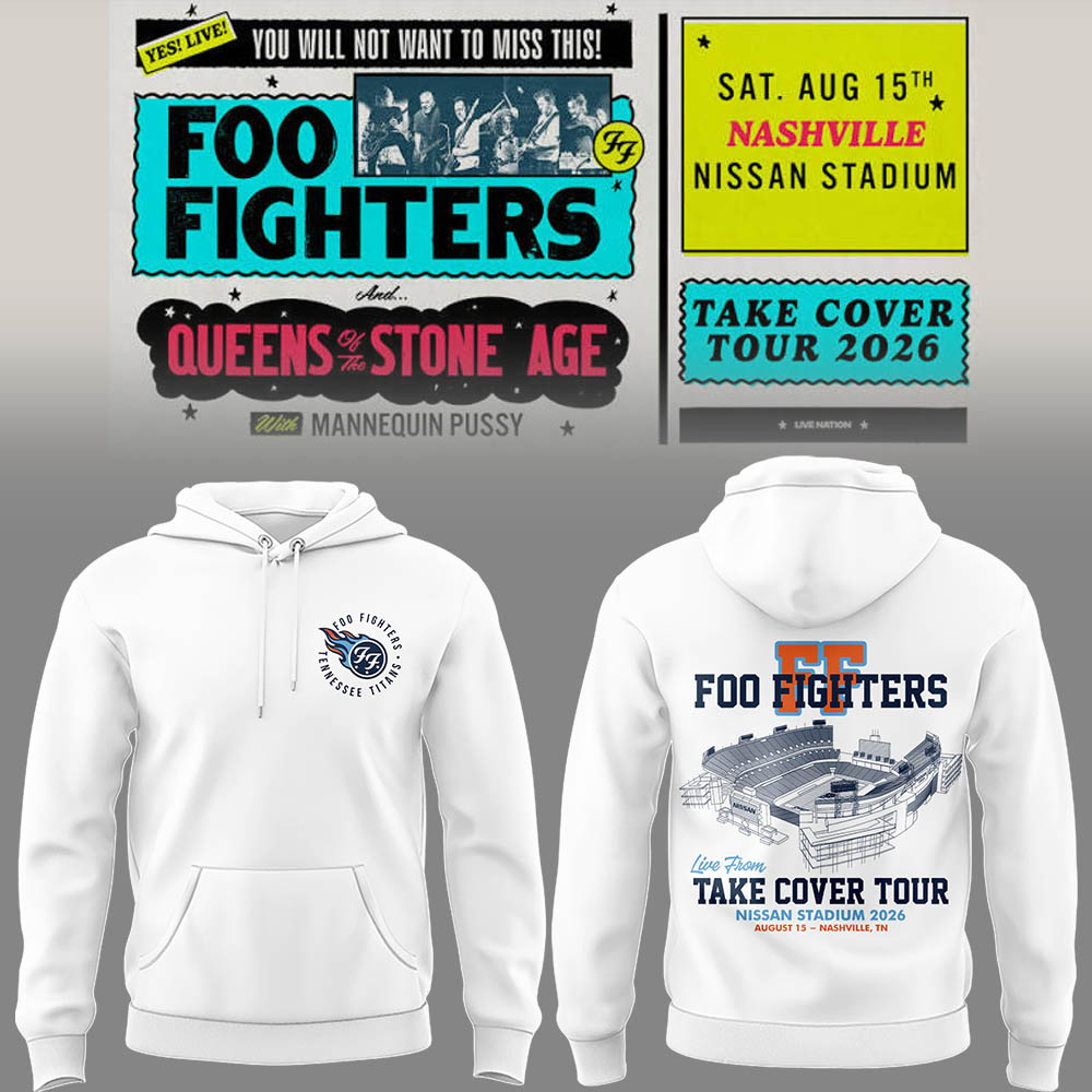 FF 🎸🎤 “Take Cover Tour 2026” in Nashville,TN Hoodie