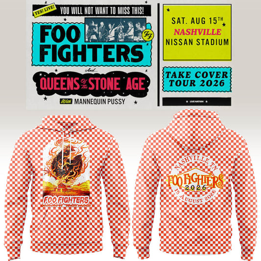 FF 🎸🎤 “Take Cover Tour 2026” in Nashville,TN Hoodie