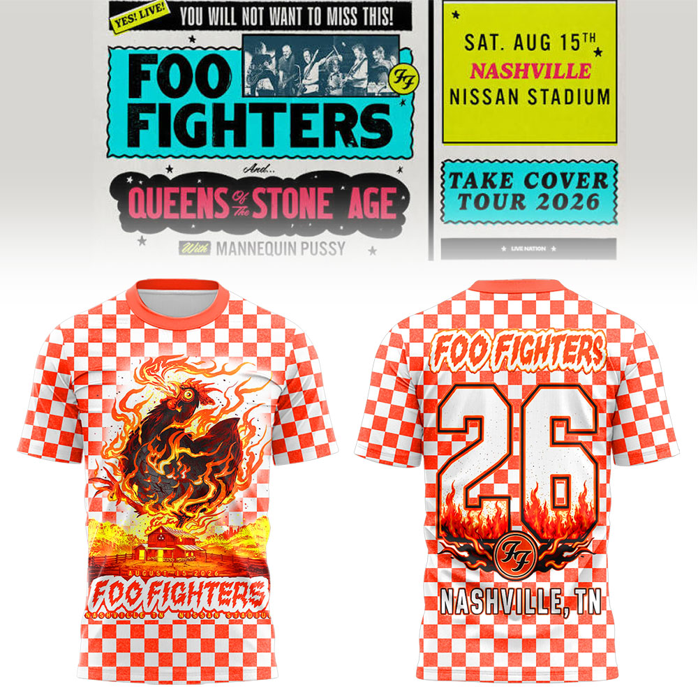 FF 🎸🎤 “Take Cover Tour 2026” in Nashville,TN TShirt