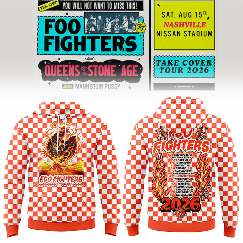 FF 🎸🎤 “Take Cover Tour 2026” in Nashville,TN Hoodie