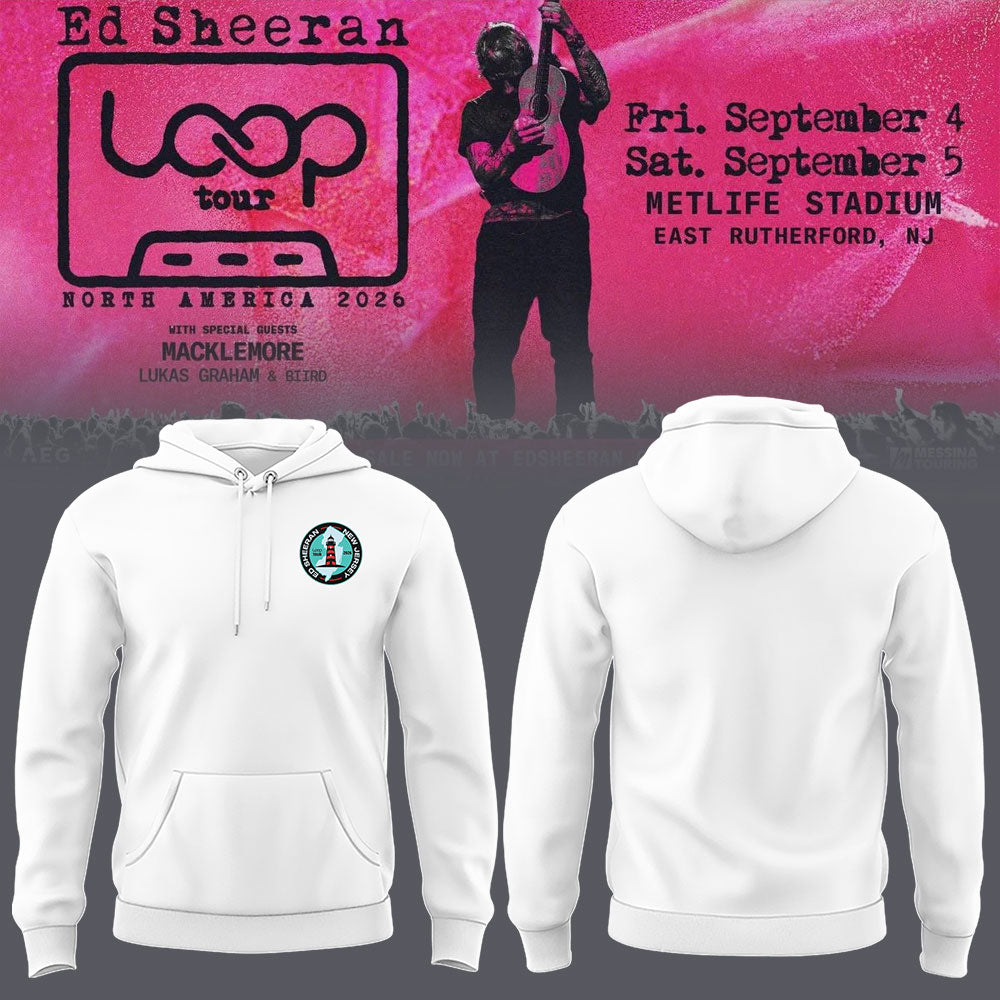 Ed “North American Loop Tour 2026″at MetLife Stadium,NJ 🎸➕✖️➗Hoodie