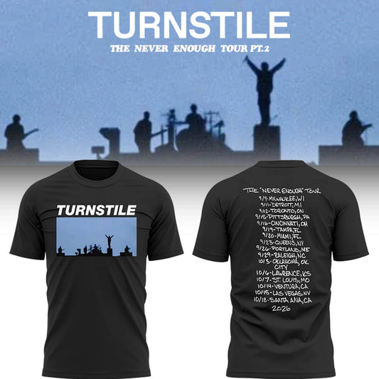 Limited THE NEVER ENOUGH TOUR TShirt