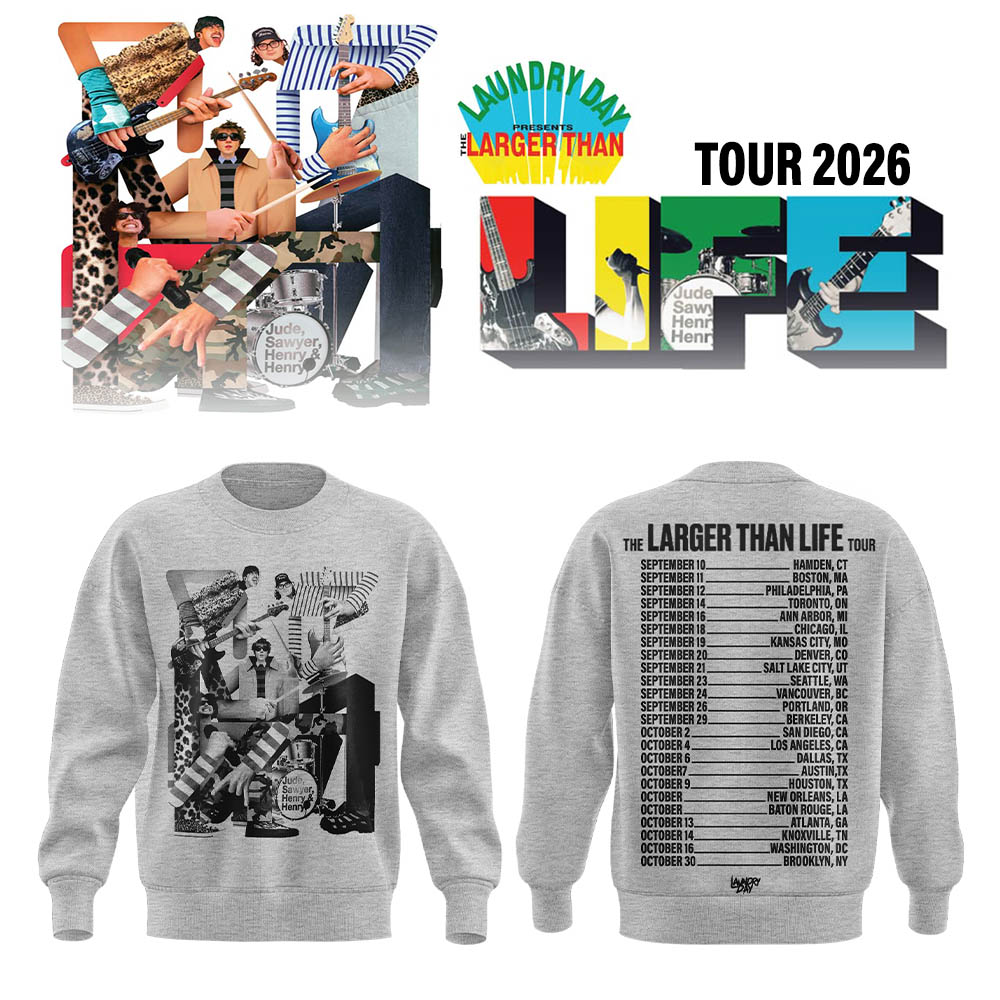 Limited Edition The Larger Than LIFE Tour 2026 Sweatshirt
