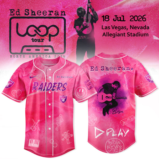 _Las Vegas Raiders x Ed Sheeran LOOP Tour 2026 Jersey Collection