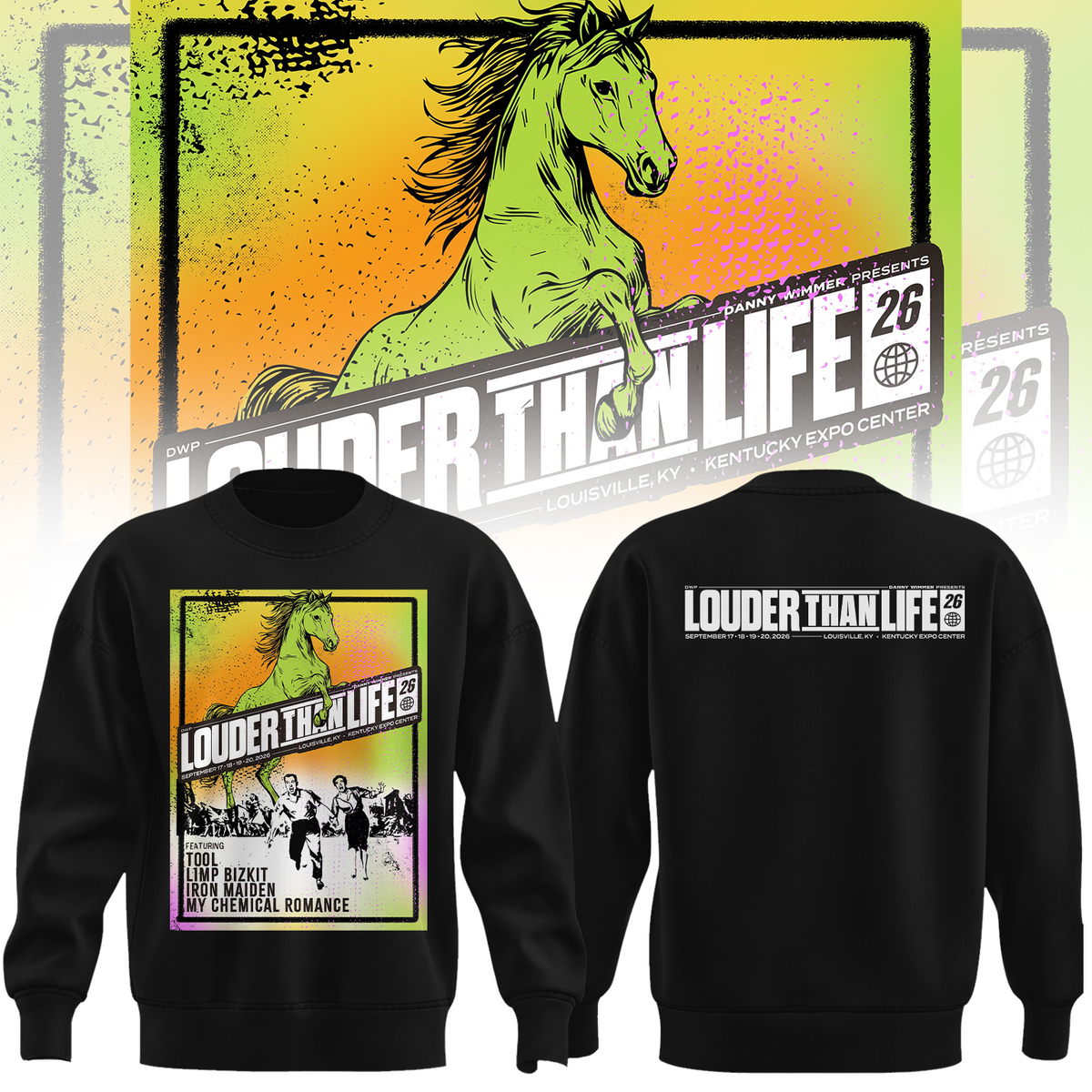 Louder Than Life Festival 2026 Merch At Kentucky Expo Center In Louisville KY On September 17 18 19 20 Sweater