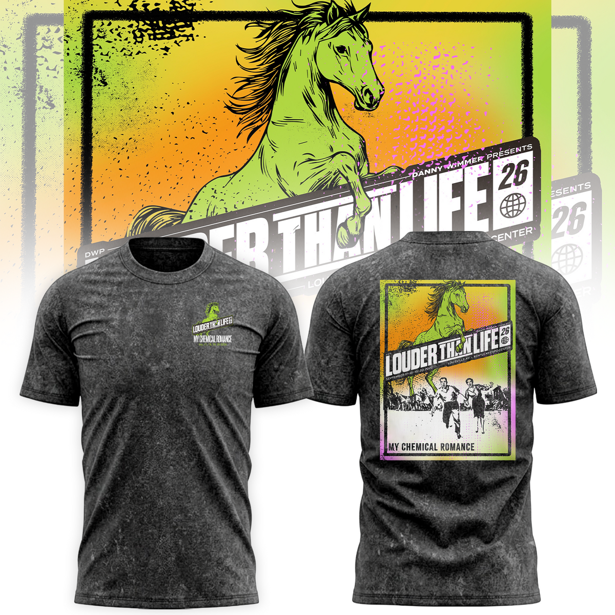 Limited Edition MCR Louder Than Life 2026 Louisville KY Shirt