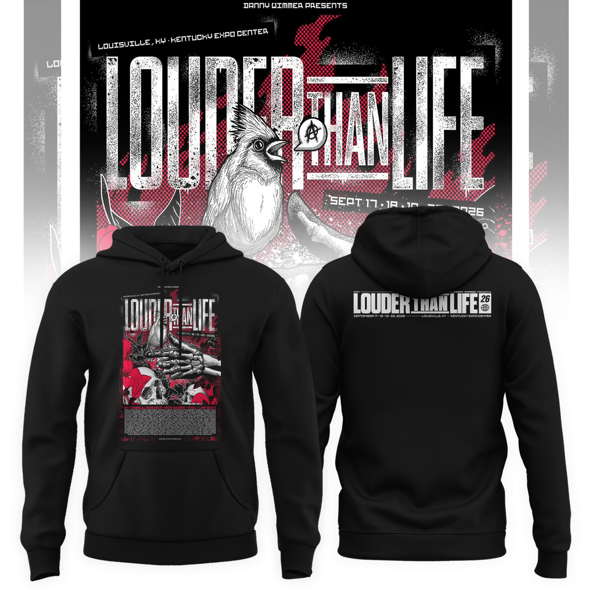 Louder Than Life Festival 2026 Merch At Kentucky Expo Center In Louisville KY On September 17 18 19 20 Hoodie