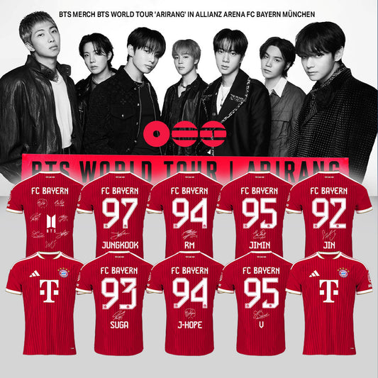 BTS WORLD TOUR ‘ARIRANG’ in Allianz Arena FC Bayern München Jersey