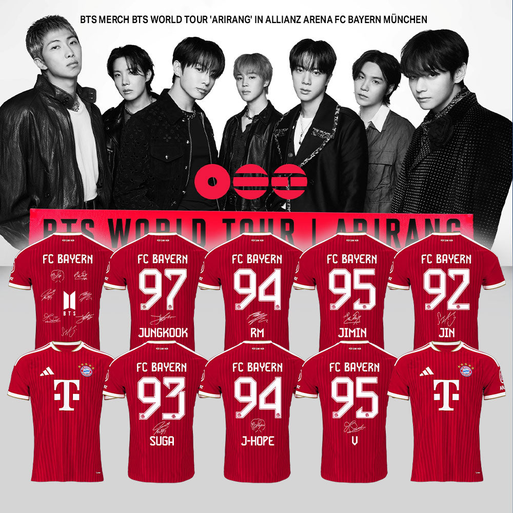 BTS WORLD TOUR ‘ARIRANG’ in Allianz Arena FC Bayern München Jersey