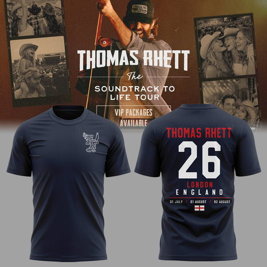 Limited Edition Thomas Rhett The Soundtrack to Life Tour Tshirt