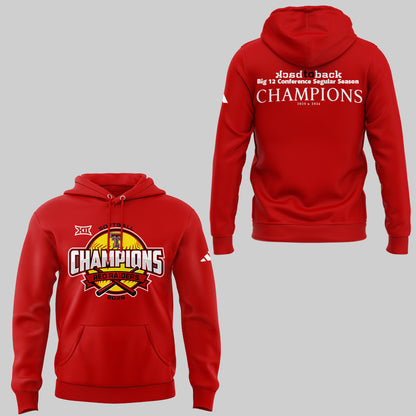 Limited Edition BACK-TO-BACK BIG 12 CHAMPIONS! 🏆 Hoodie