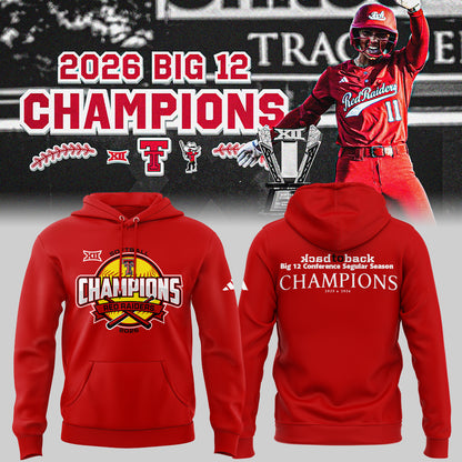 Limited Edition BACK-TO-BACK BIG 12 CHAMPIONS! 🏆 Hoodie