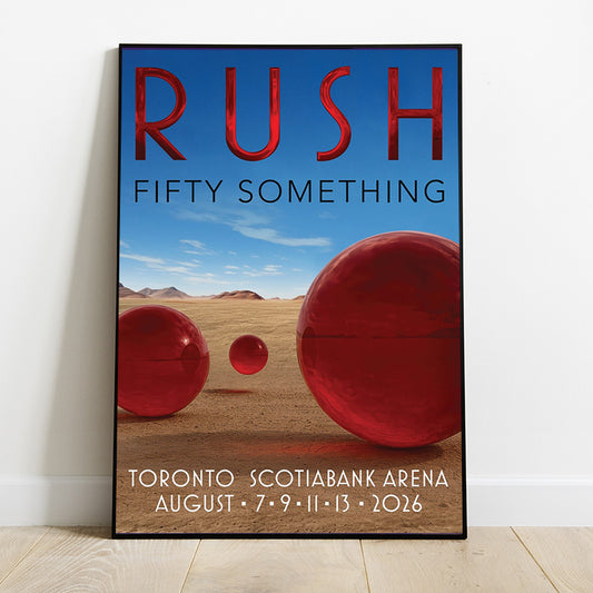 Limited Edition Fifty Something Tour 2026 Poster