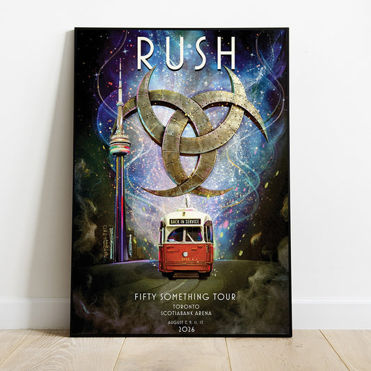 Limited Edition Fifty Something Tour 2026 Poster