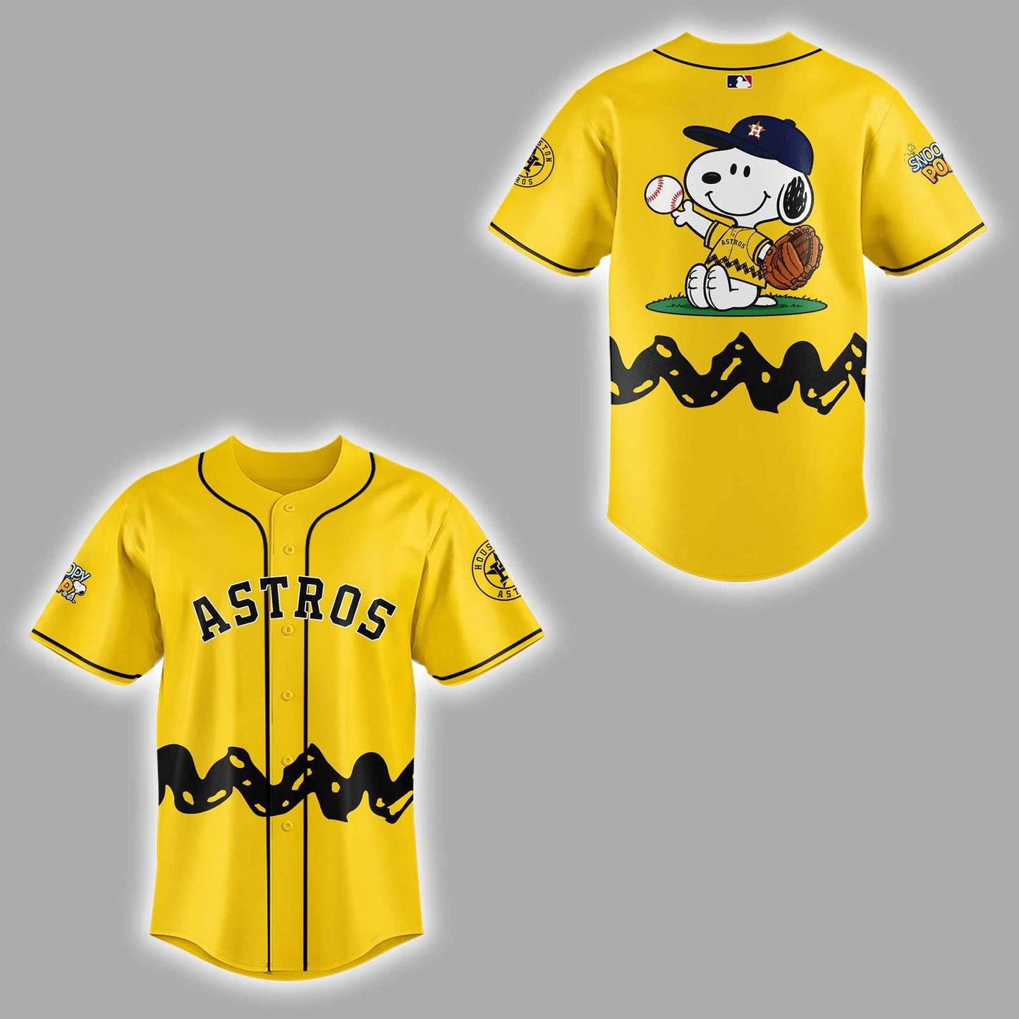 Astros x Peanuts Night ⚾🐶Custom Jersey