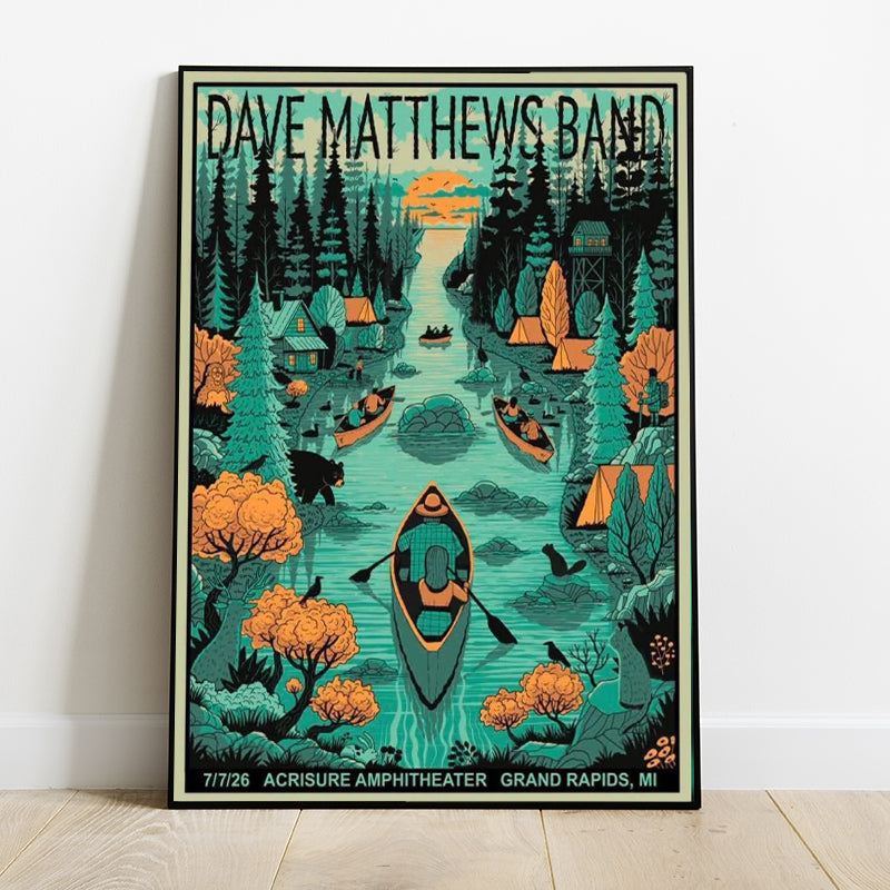 Limited Edition Summer Tour 2026 At Grand Rapids, Mi Poster