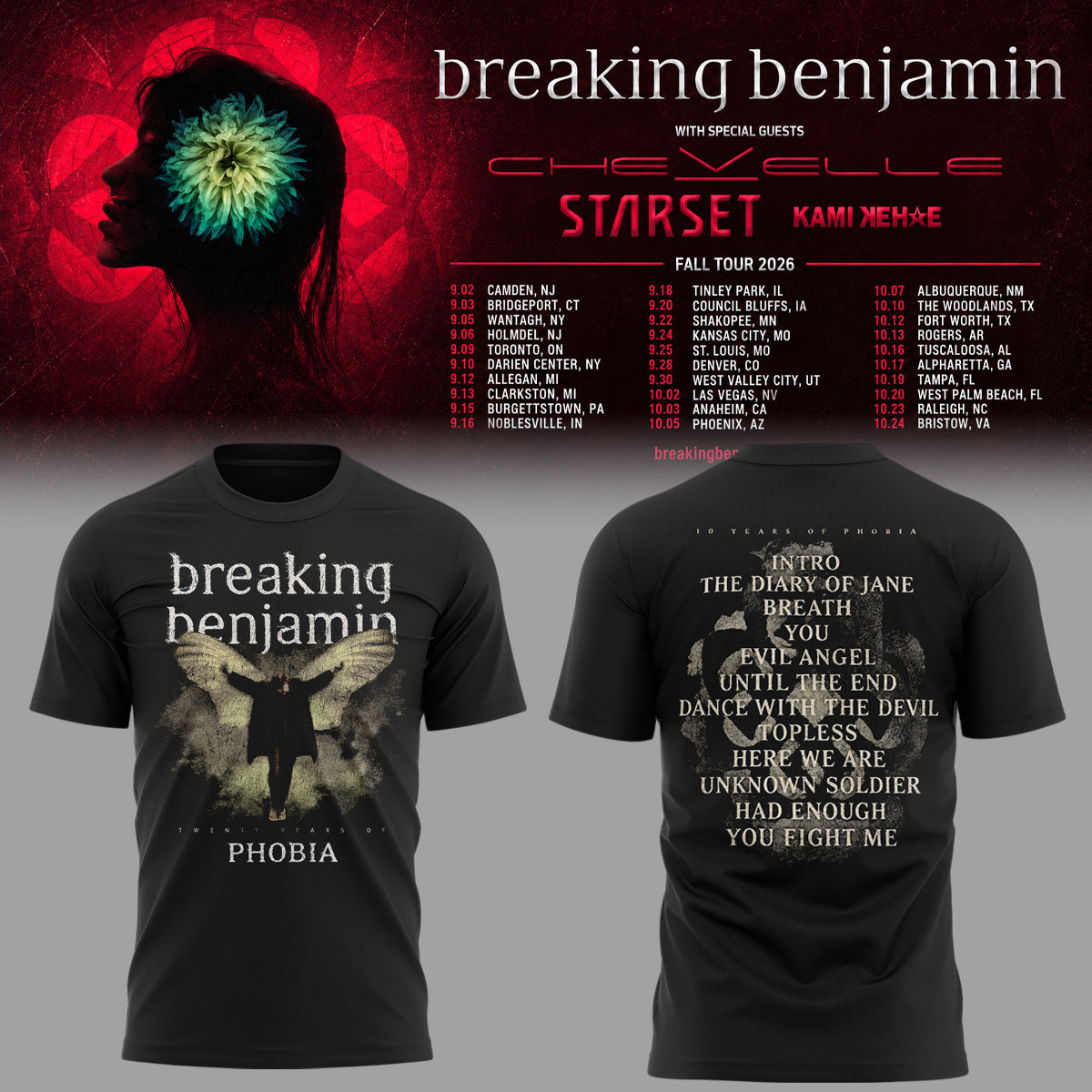Limited Edition Fall Tour 2026 Shirt
