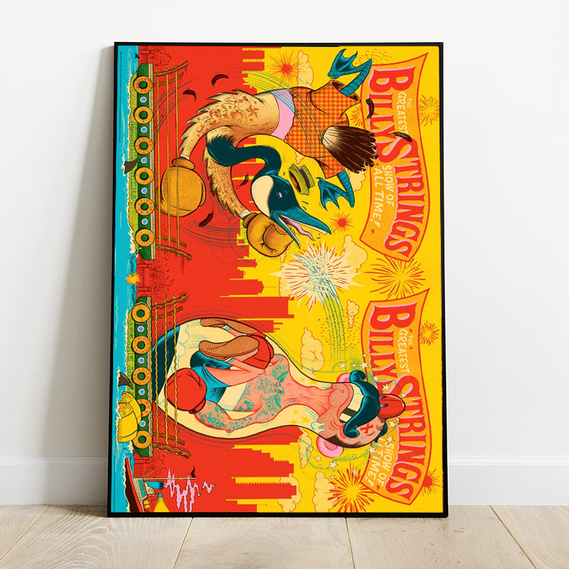 Limited Edition Billy Strings tour 2026 poster