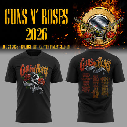 Limited Edition Guns N’ Roses Tour 2026 TShirt