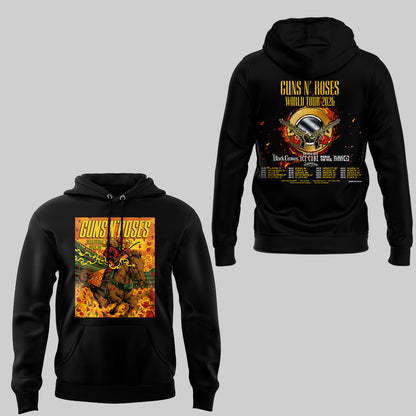 Limited Edition Guns N’ Roses Tour 2026 Hoodie