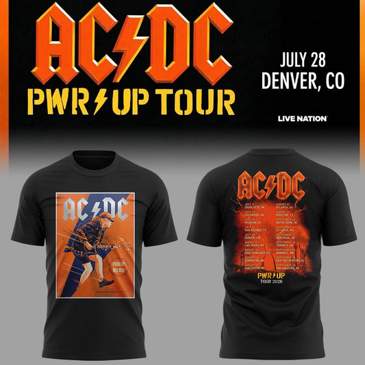 Limited Edition AC/DC Power Up Tour 2026 tshirt