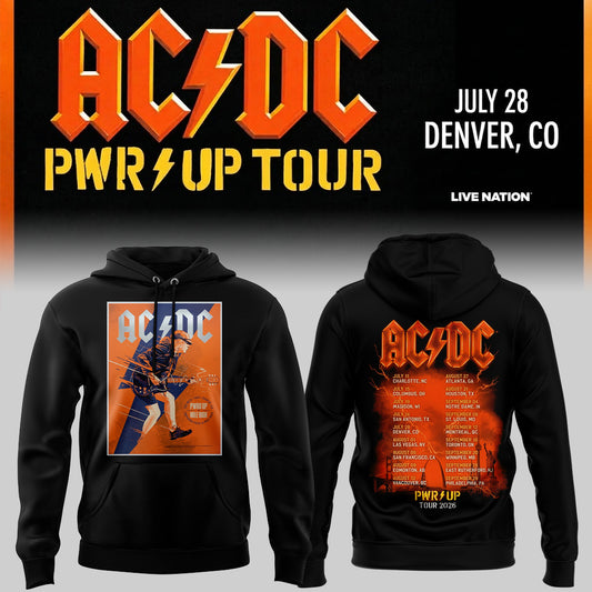 Limited Edition AC/DC Power Up Tour 2026 Hoodie