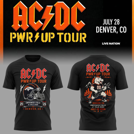 Limited Edition AC/DC Power Up Tour 2026 tshirt