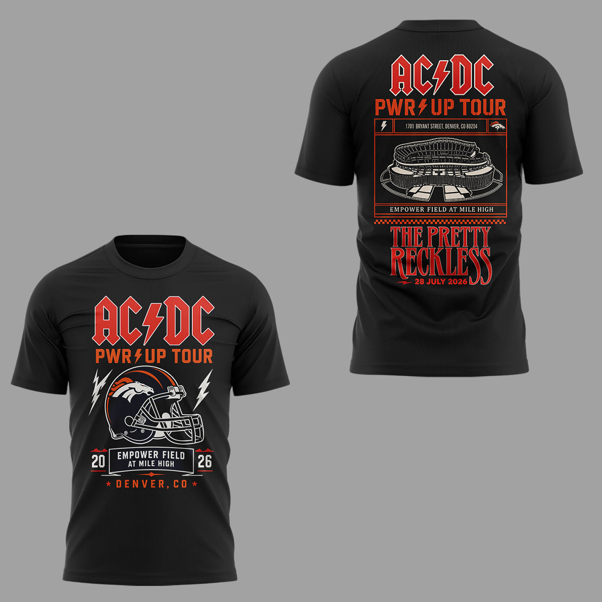 Limited Edition AC/DC Power Up Tour 2026 tshirt