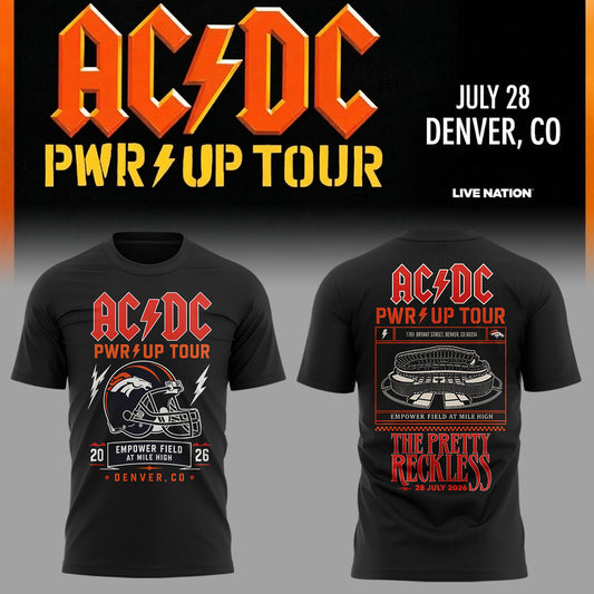 Limited Edition AC/DC Power Up Tour 2026 tshirt