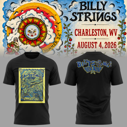 Limited Edition Billy Strings tour 2026 tshirt