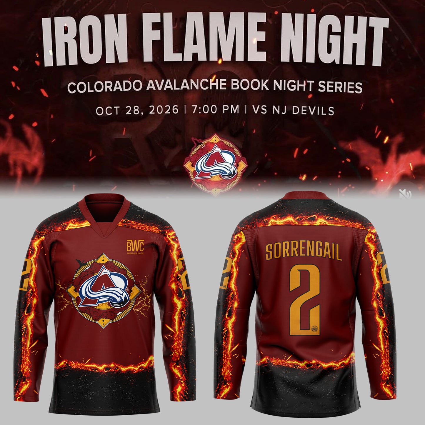 Limited Edition Iron Flame Night Sweatshirt